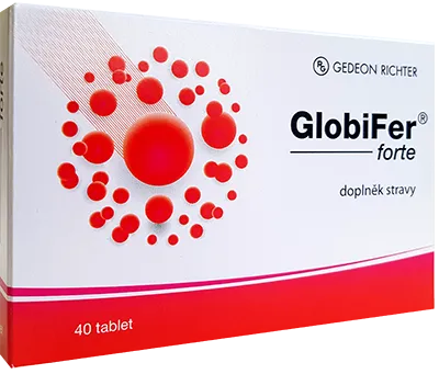 Oficiální balení doplňku stravy GlobiFer® forte