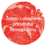 Železo s obsahem přírodního hemoglobinu