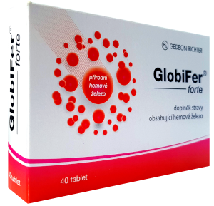 Oficiální balení doplňku stravy - GlobiFer forte